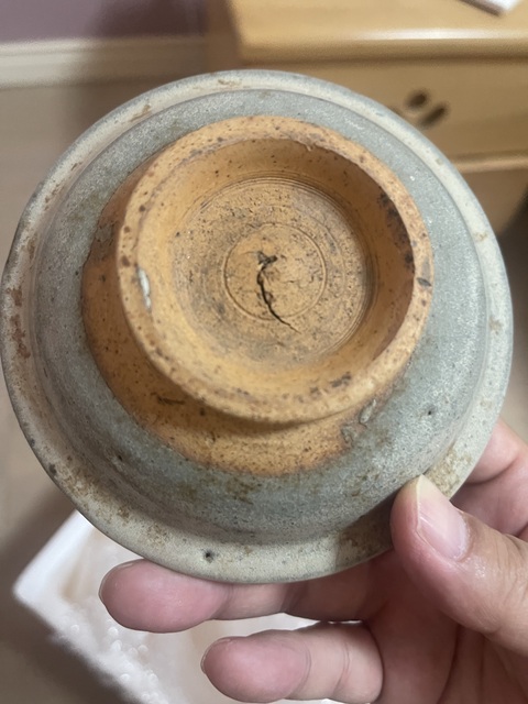 古玩陶瓷鈞瓷盤真品鑒賞圖