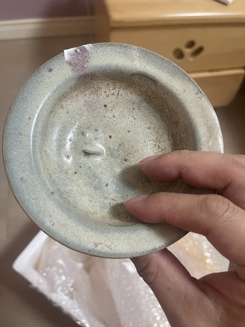 古玩陶瓷鈞瓷盤真品鑒賞圖