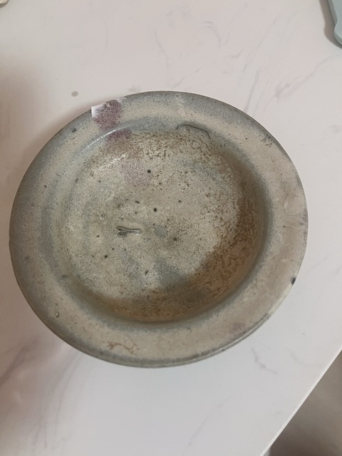 古玩陶瓷鈞瓷盤真品鑒賞圖