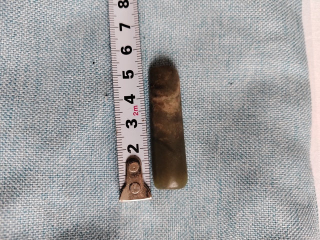 古玩玉器和田玉管真品鑒賞圖