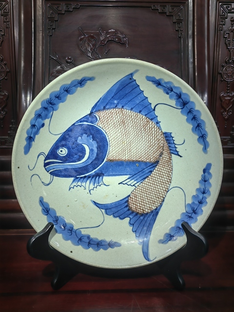 乾隆魚盤拍賣，當前價格25000元