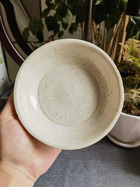 古玩陶瓷【精品】宋代白釉刻花洗拍賣，當前價格0元