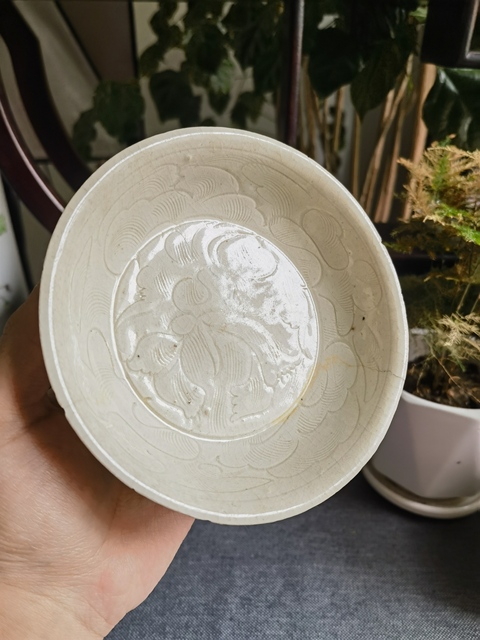 古玩陶瓷【精品】宋代白釉刻花洗拍賣，當前價格0元