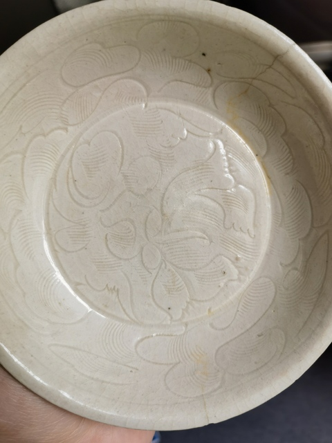 古玩陶瓷【精品】宋代白釉刻花洗拍賣，當前價格0元