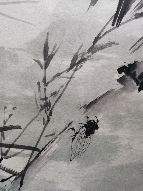 古玩字畫中國畫院副院長浙江紹興美協主席張萬琪墨竹拍賣,當前價格3000元