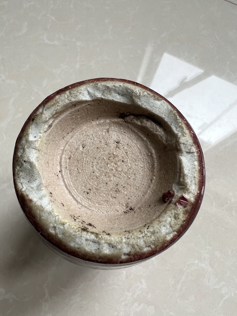 古玩陶瓷紅釉瓶標本真品鑒賞圖