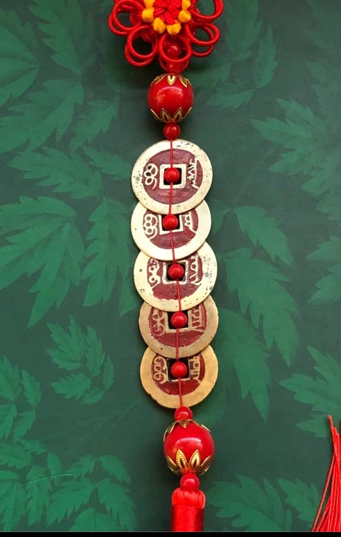 古玩錢幣精美五帝錢一套拍賣,當前價格800元