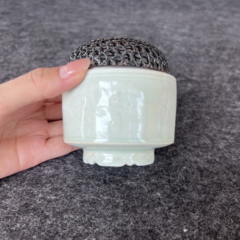 古玩陶瓷宋·影青白釉刻花琴爐拍賣，當前價格9000元