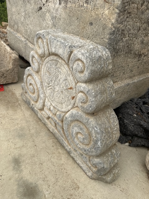 古玩雜項明.漢白玉構(gòu)件拍賣，當(dāng)前價格6500元