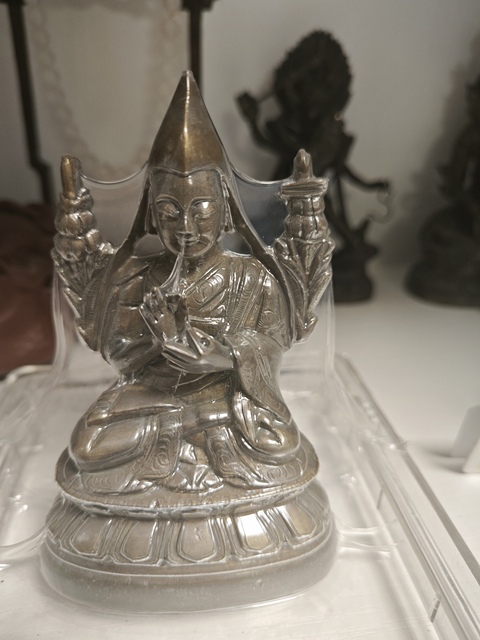 古玩銅器銅宗喀巴拍賣，當前價格3000元