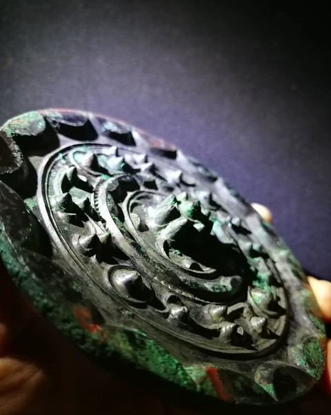 古玩銅器西漢星云鏡真品鑒賞圖