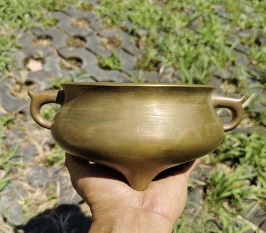 古玩銅器銅爐真品鑒賞圖