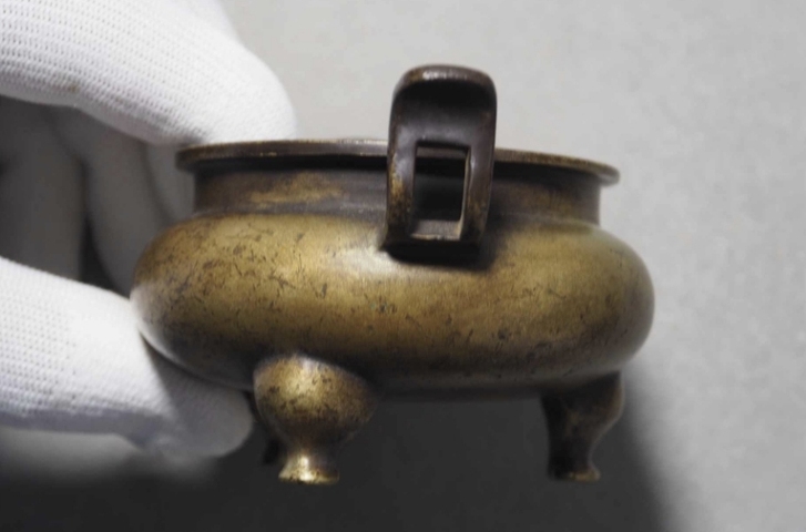 古玩銅器銅爐真品鑒賞圖