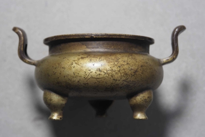 古玩銅器銅爐真品鑒賞圖