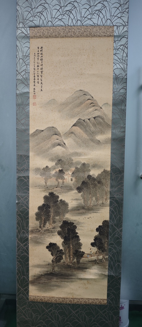 古玩字畫晚清民國著名書畫家文學家林紓寫意山水拍賣，當前價格6000元