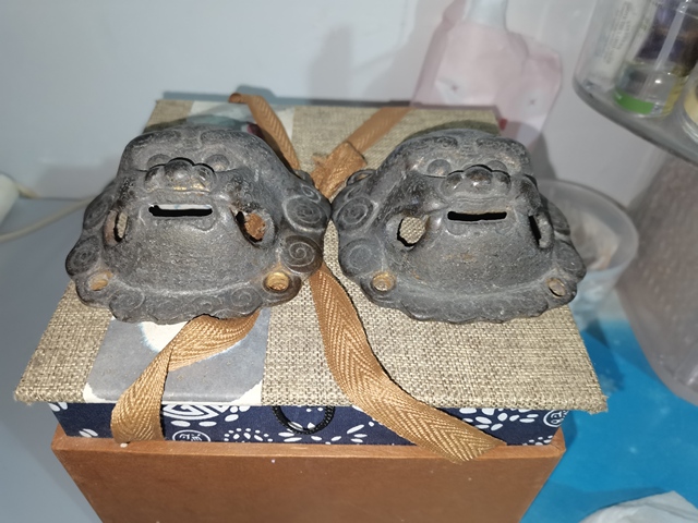 古玩陶瓷銅獅耳真品鑒賞圖