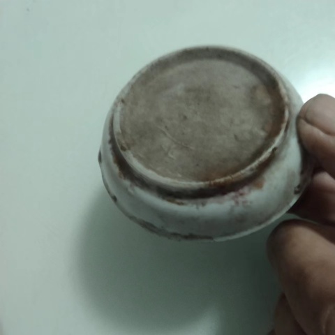 古玩陶瓷清早期紅綠彩德化窯五彩壽字紋洗拍賣,當(dāng)前價格500元