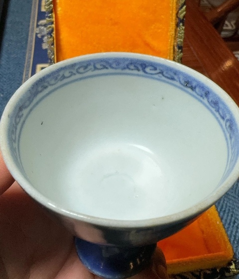 古玩陶瓷晚明.萬歷高足杯拍賣，當前價格3888元