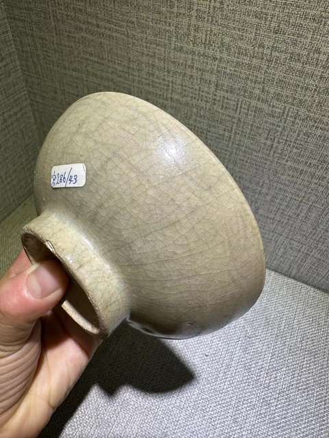 古玩陶瓷元·哥釉茶盞拍賣,當前價格2000元