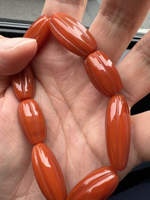古玩玉器南紅瑪瑙真品鑒賞圖
