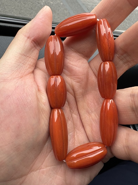古玩玉器南紅瑪瑙真品鑒賞圖