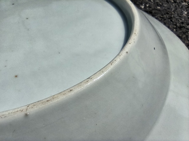 古玩陶瓷清中期粉彩花卉紋盤拍賣,當前價格1200元