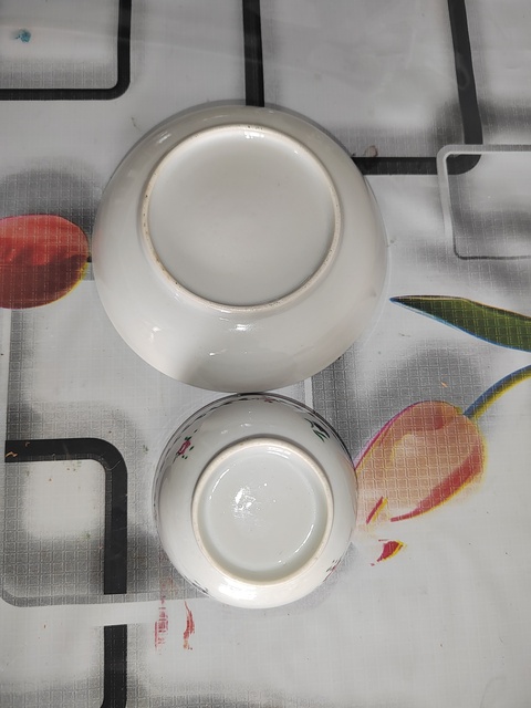 古玩陶瓷廣彩杯盤拍賣,當前價格1300元