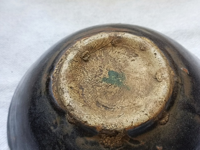 古玩陶瓷明代磁州窯淄素碗拍賣,當(dāng)前價(jià)格28元