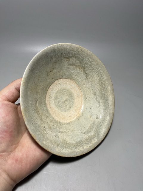 古玩陶瓷青白釉蓖劃花卉紋淺碗拍賣,當前價格0元