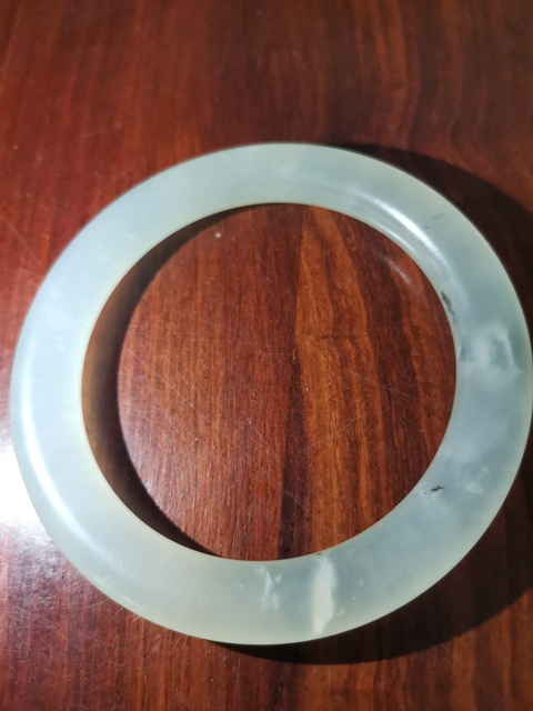 古玩玉器岫巖玉手鐲拍賣，當前價格460元