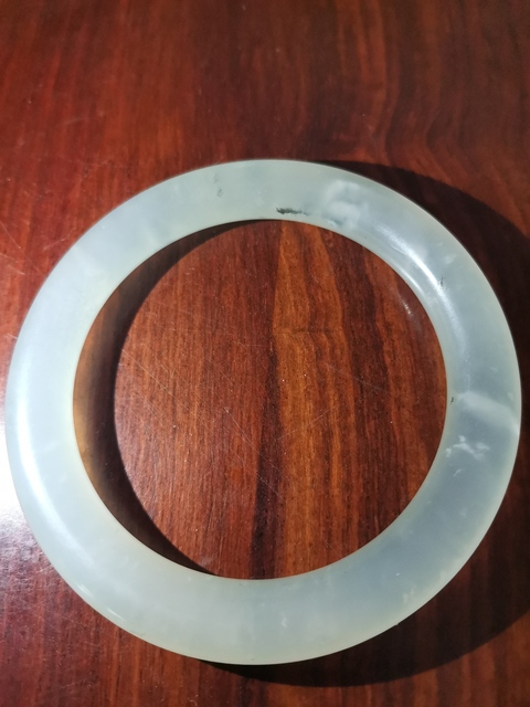 古玩玉器岫巖玉手鐲拍賣，當前價格460元