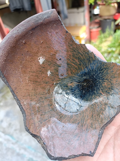 古玩陶瓷南宋建窯兔毫盞標本拍賣,當前價格298元