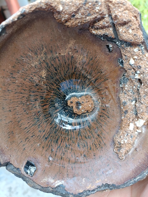 古玩陶瓷南宋紫口鐵胎建窯兔毫盞標本拍賣，當前價格99元