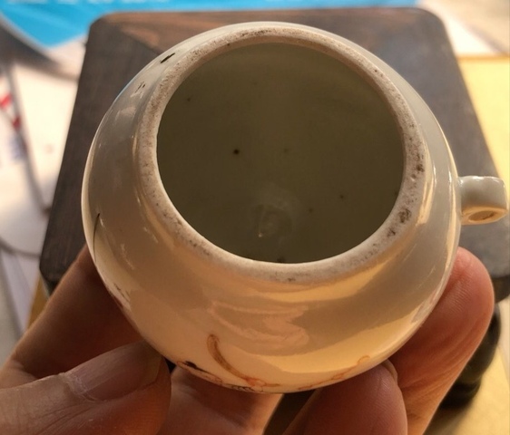 古玩陶瓷粉彩鳥食罐真品鑒賞圖