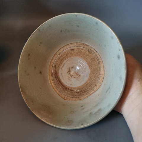 古玩陶瓷龍泉青瓷青花碗真品鑒賞圖