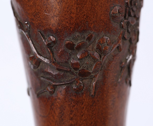 古玩雜項竹雕日式抹茶具真品鑒賞圖