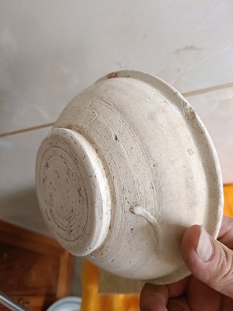 古玩陶瓷白釉青花斂口碗真品鑒賞圖
