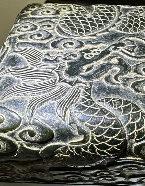 古玩玉器和田玉雕“龍鈕印”真品鑒賞圖