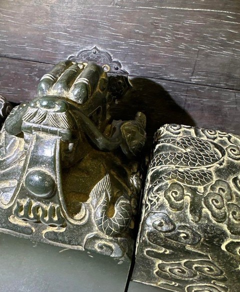 古玩玉器和田玉雕“龍鈕印”真品鑒賞圖