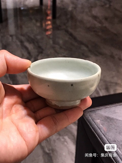 古玩陶瓷白釉盞真品鑒賞圖