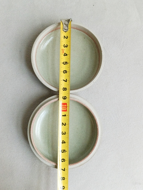 古玩陶瓷青釉印尼盒真品鑒賞圖