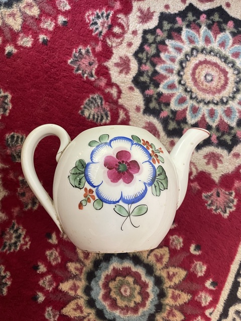 古玩陶瓷蘇聯瓷壺真品鑒賞圖