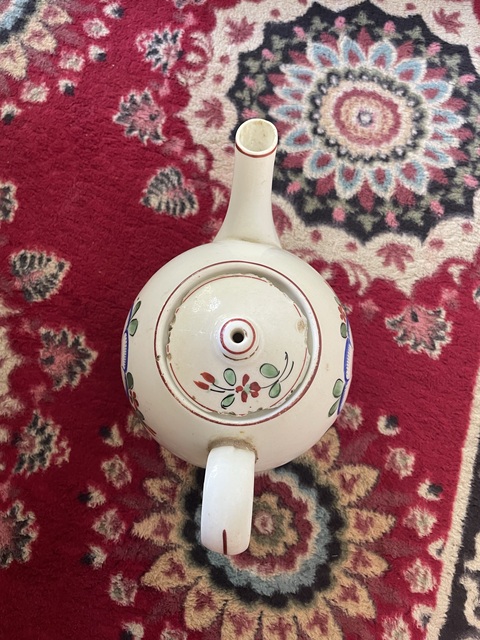古玩陶瓷蘇聯瓷壺真品鑒賞圖