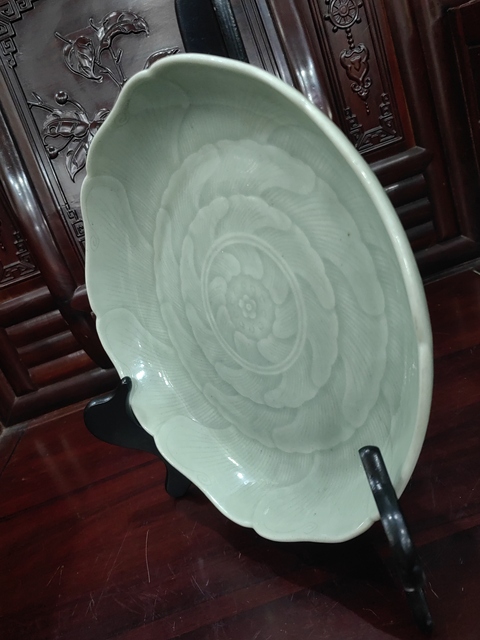 古玩陶瓷盤(pán)真品鑒賞圖