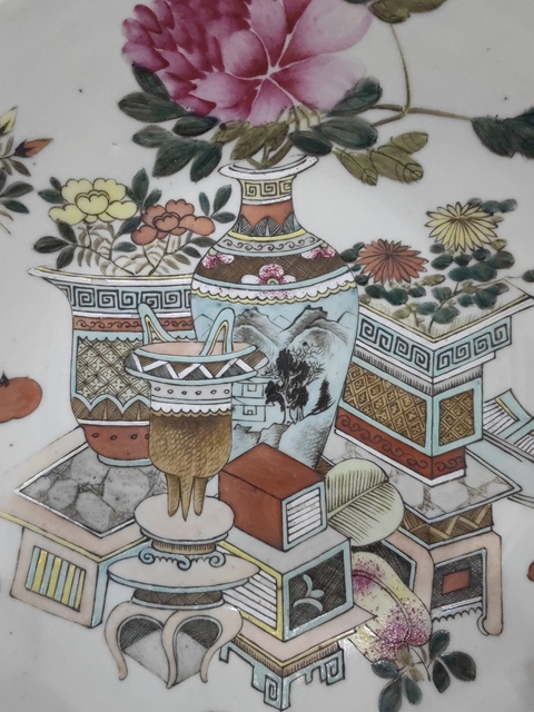 古玩陶瓷盤真品鑒賞圖