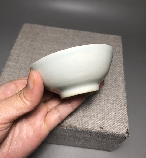 古玩陶瓷(收藏極品)青白釉杯托拍賣,當前價格0元