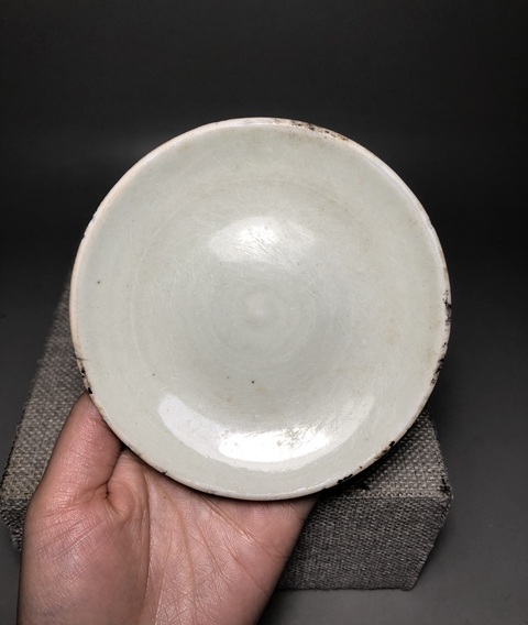 古玩陶瓷(收藏極品)青白釉杯托拍賣,當前價格0元