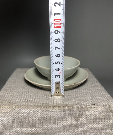 古玩陶瓷(收藏極品)青白釉杯托拍賣,當前價格0元