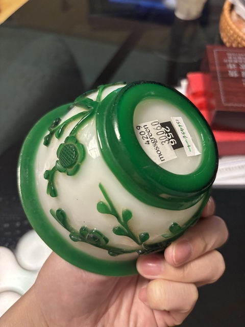 古玩雜項料器碗真品鑒賞圖