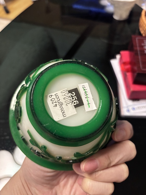 古玩雜項料器碗真品鑒賞圖
